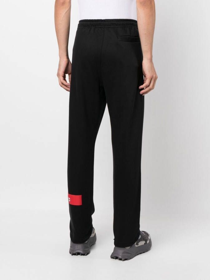 032c Trainingsbroek met logopatch Zwart