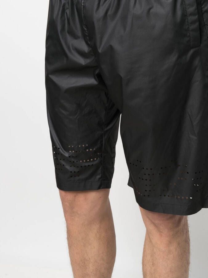 032c Trainingsshorts met perforaties Zwart