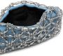 0711 Clutch verfraaid met kralen Blauw - Thumbnail 5