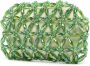 0711 Clutch verfraaid met kralen Groen - Thumbnail 3