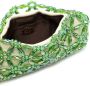 0711 Clutch verfraaid met kralen Groen - Thumbnail 5