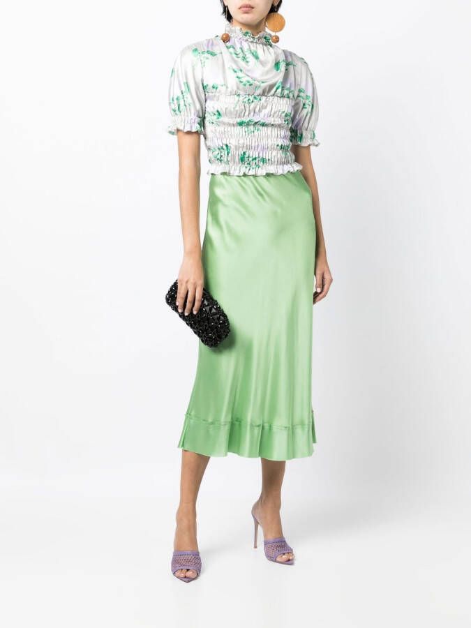 0711 Clutch verfraaid met kralen Zwart