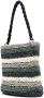 0711 Gestreepte strandtas Blauw - Thumbnail 3