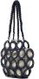 0711 Geweven shopper Blauw - Thumbnail 3
