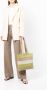 0711 Harper shopper met colourblocking Groen - Thumbnail 2