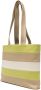 0711 Harper shopper met colourblocking Groen - Thumbnail 3