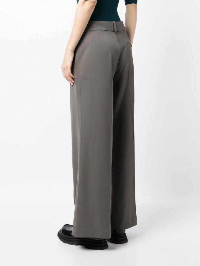 0711 Broek met wijde pijpen Groen