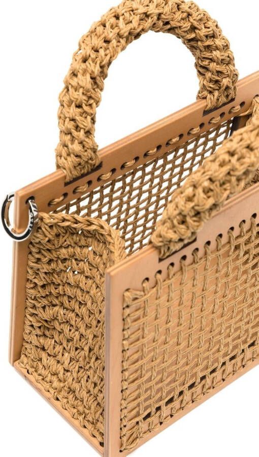 0711 St. Barts kleine shopper Bruin