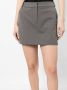 0711 Tweed mini-rok Groen - Thumbnail 5