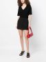 0711 Tweed mini-rok Zwart - Thumbnail 2