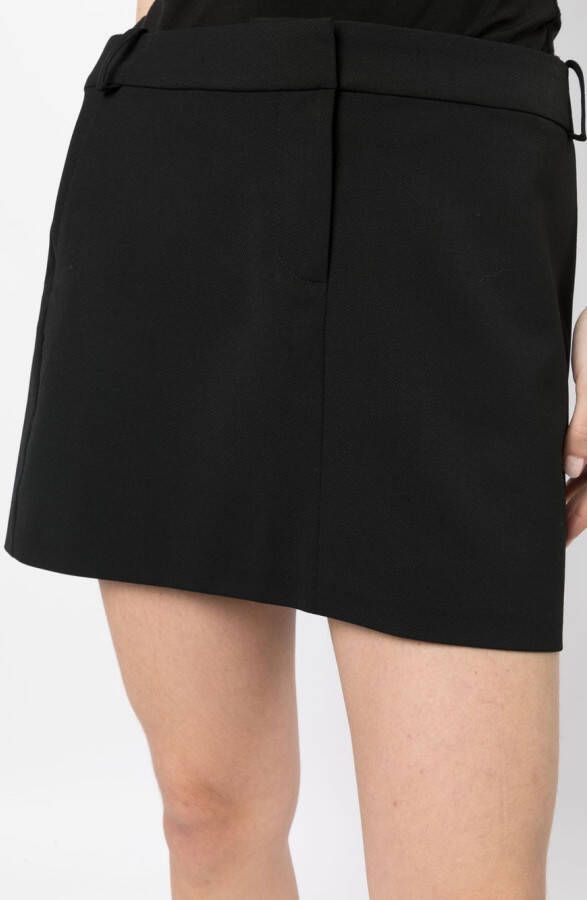 0711 Tweed mini-rok Zwart