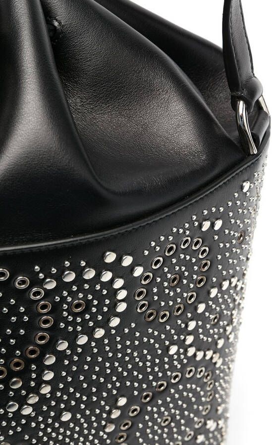 10 CORSO COMO Canopus bucket-tas met studs Zwart