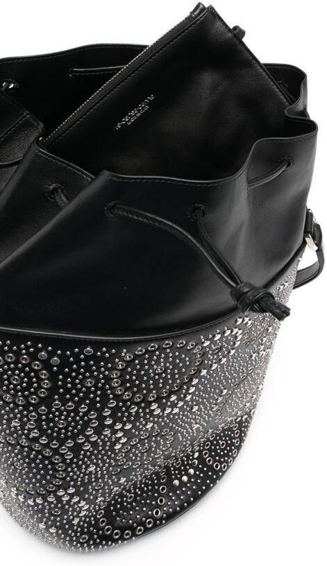 10 CORSO COMO Canopus bucket-tas met studs Zwart