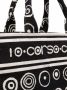 10 CORSO COMO Canvas shopper Zwart - Thumbnail 3