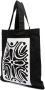 10 CORSO COMO Draagtas met abstracte print Zwart - Thumbnail 3