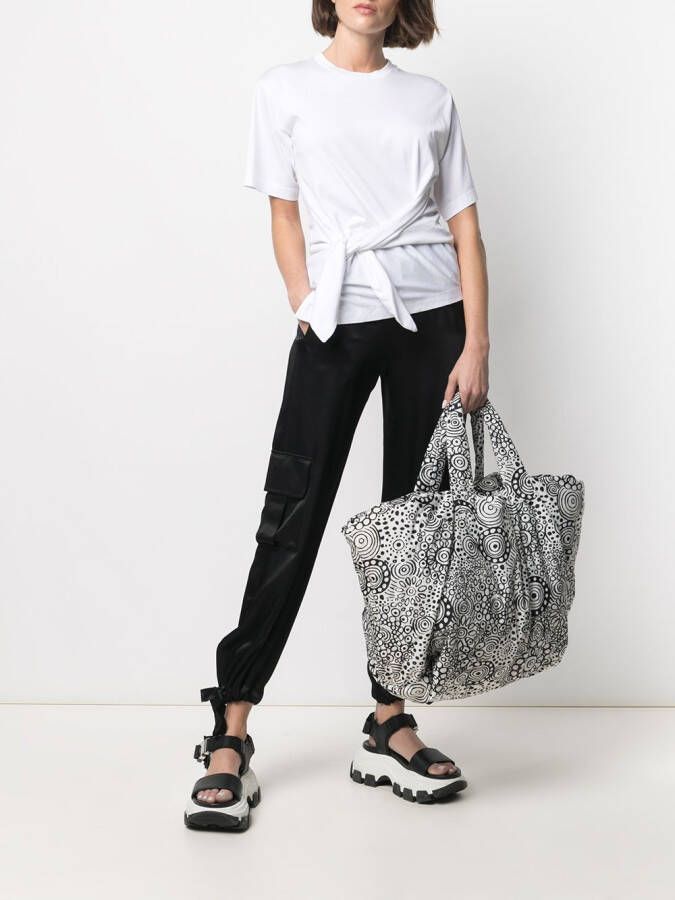 10 CORSO COMO Gewatteerde shopper Wit
