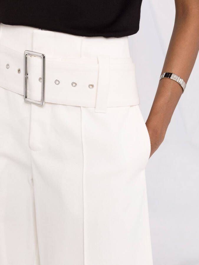 10 CORSO COMO High waist broek Wit