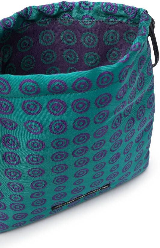 10 CORSO COMO Make-up tas met print Blauw