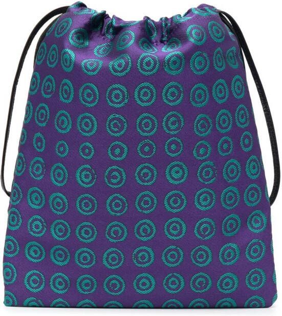 10 CORSO COMO Make-up tas met print Paars
