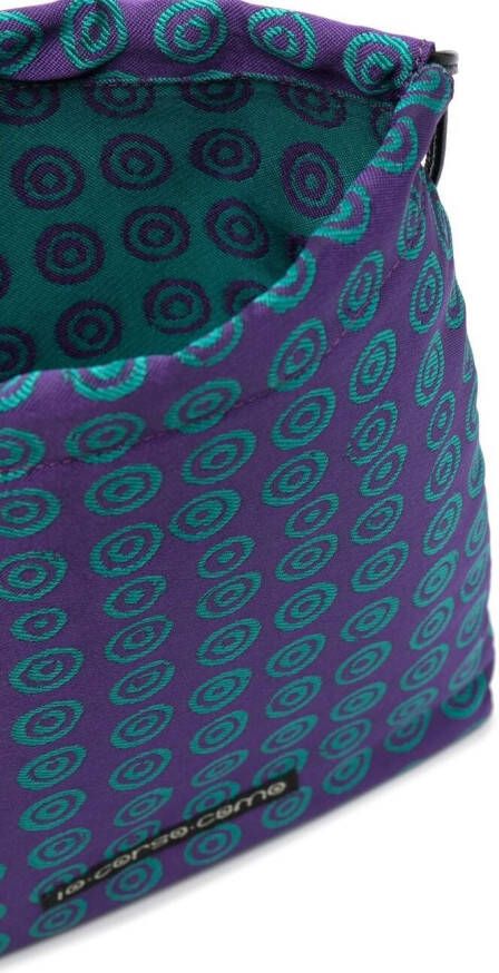 10 CORSO COMO Make-up tas met print Paars