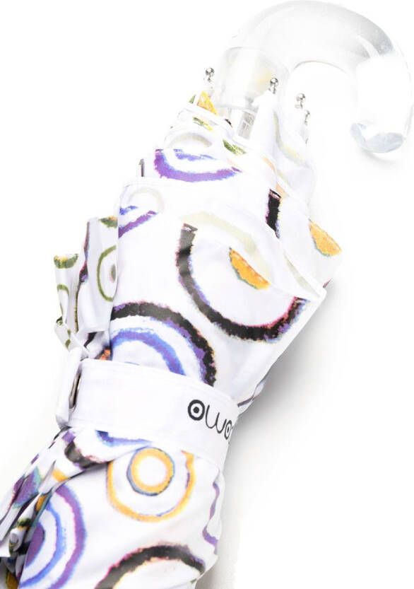 10 CORSO COMO Paraplu met print Wit