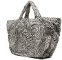10 CORSO COMO Pouffy shopper met bloe print Beige - Thumbnail 3