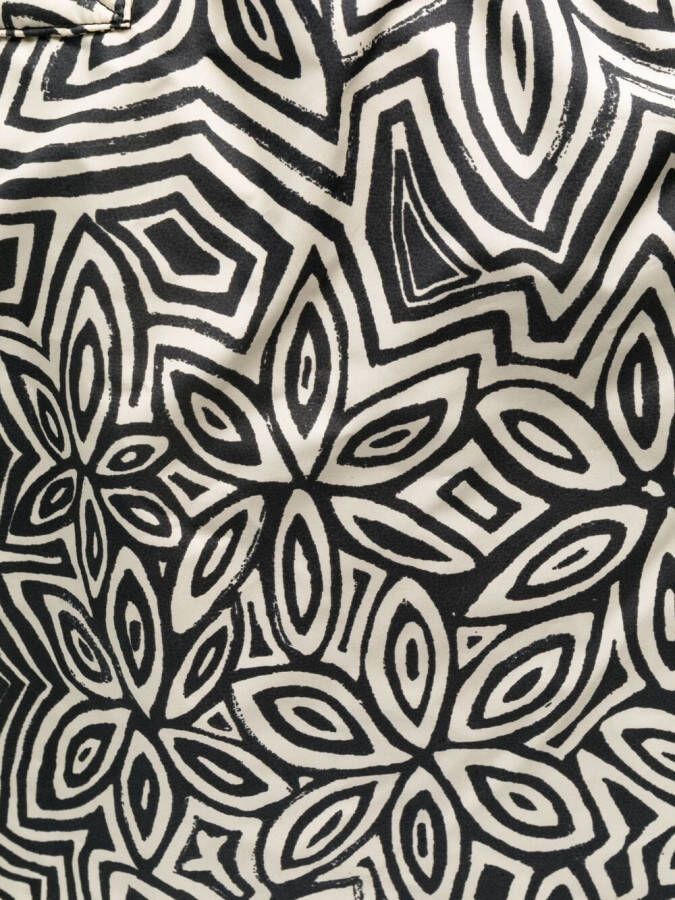 10 CORSO COMO Pouffy shopper met bloemenprint Beige