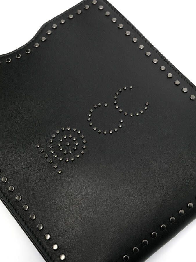10 CORSO COMO Schoudertas met logoprint Zwart