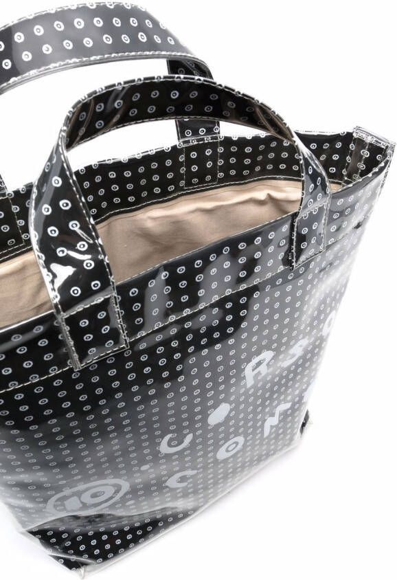 10 CORSO COMO Shopper met logoprint Zwart