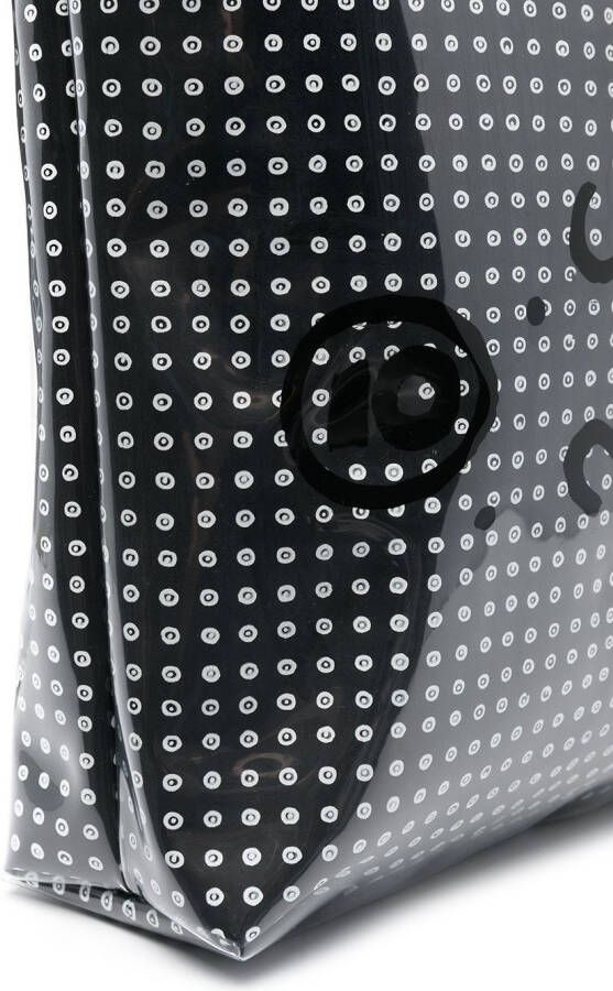 10 CORSO COMO Shopper met monogramprint Zwart