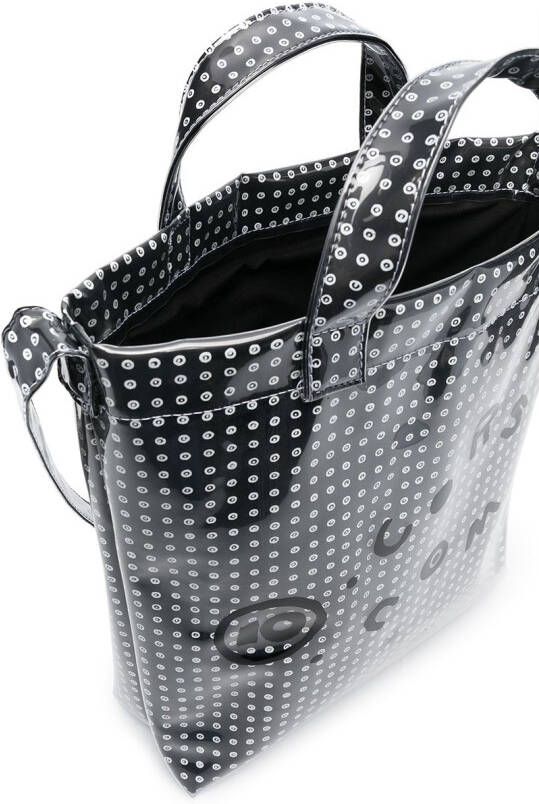 10 CORSO COMO Shopper met monogramprint Zwart