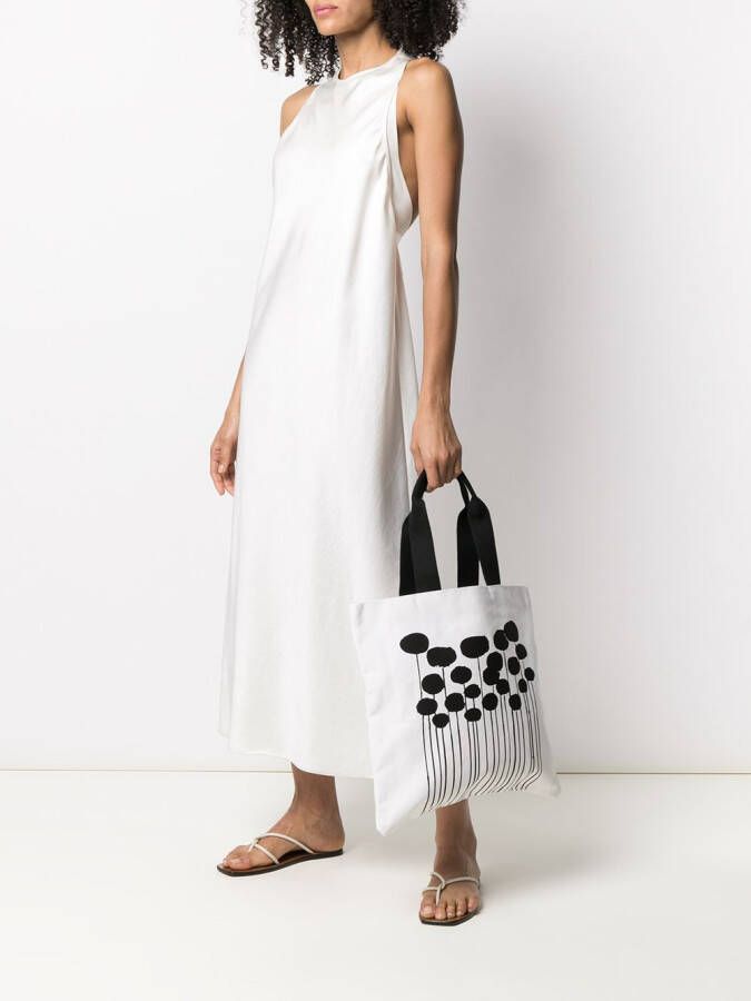 10 CORSO COMO Shopper met print Wit