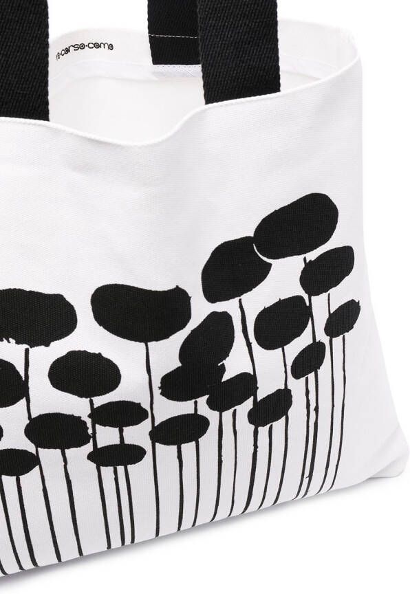 10 CORSO COMO Shopper met print Wit