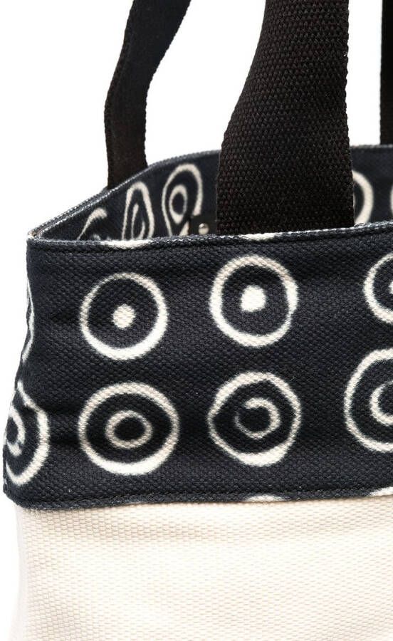 10 CORSO COMO Shopper met print Wit