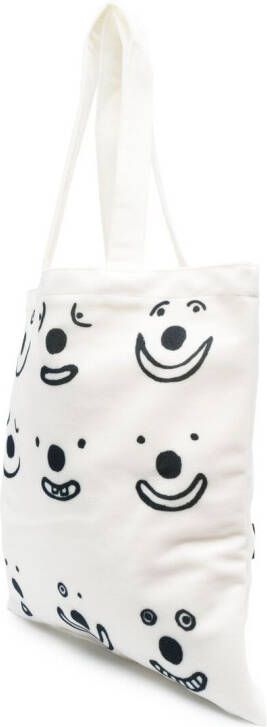 10 CORSO COMO Shopper met print Wit