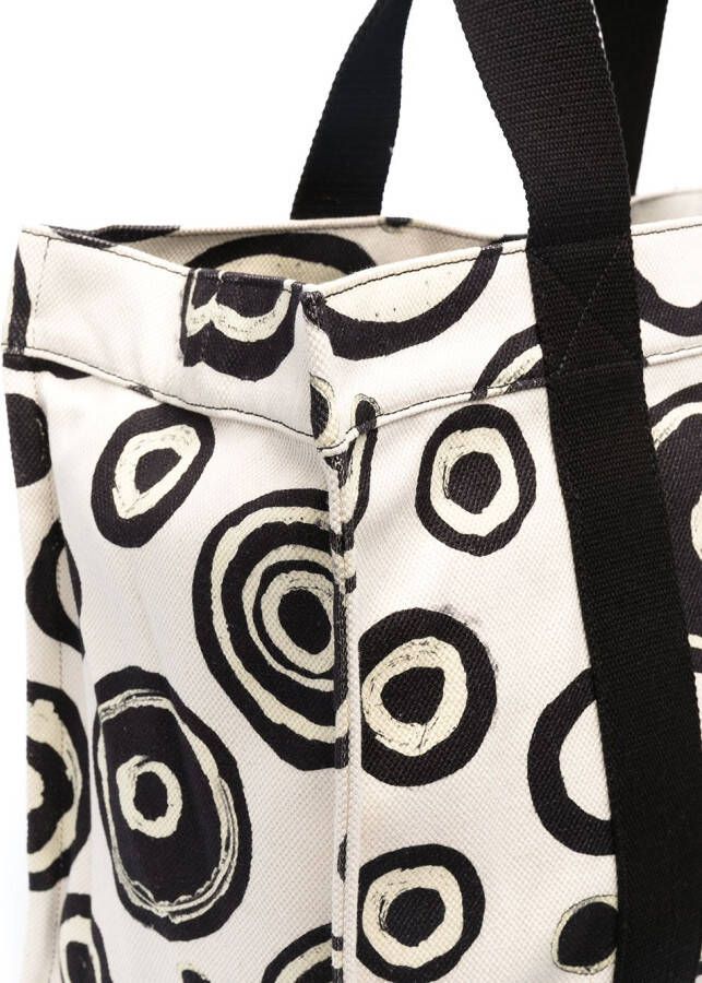 10 CORSO COMO Shopper met stippen Beige
