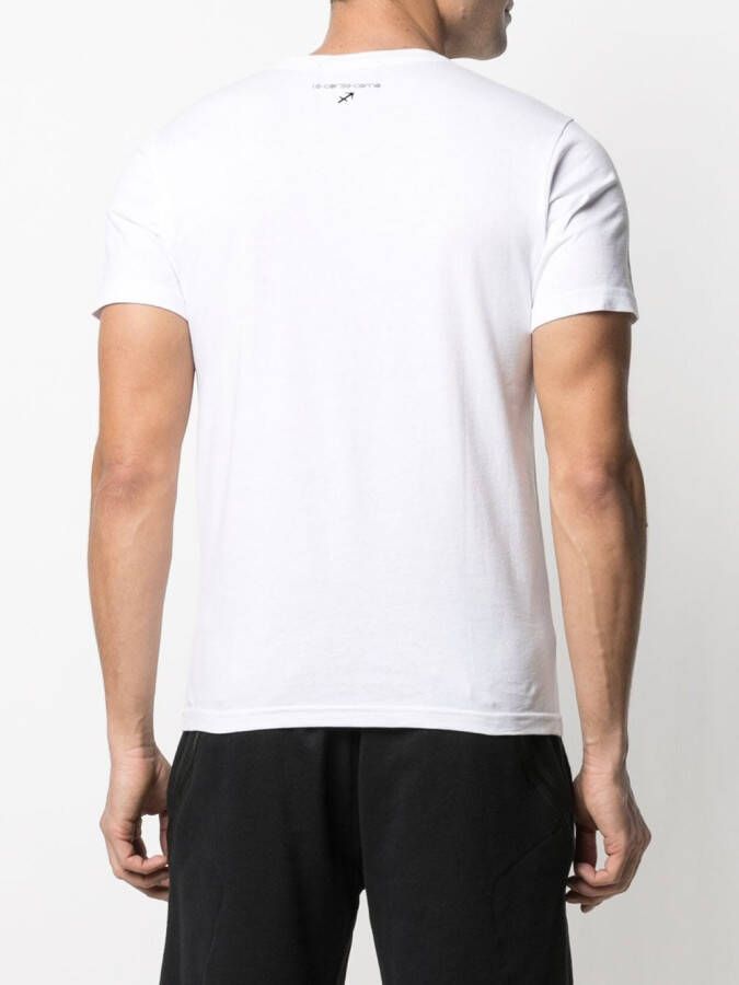 10 CORSO COMO T-shirt met boogschutterprint Wit