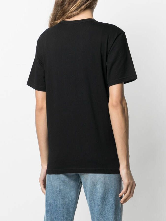 10 CORSO COMO T-shirt met katprint Zwart