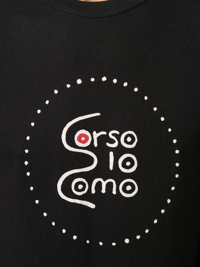 10 CORSO COMO T-shirt met logoprint Zwart