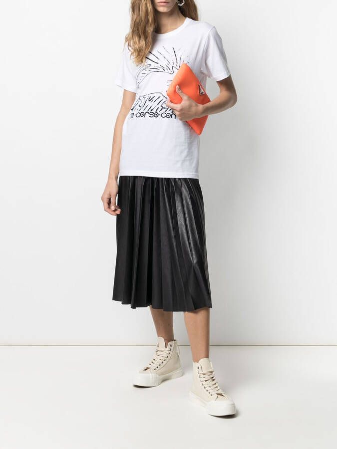 10 CORSO COMO T-shirt met print Wit