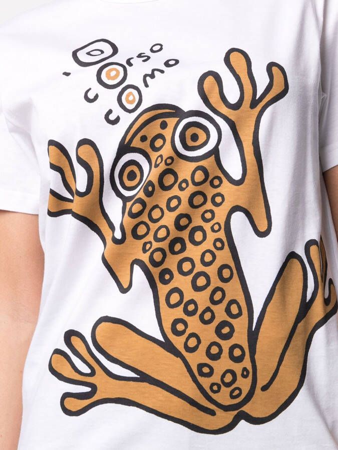10 CORSO COMO T-shirt met print Wit
