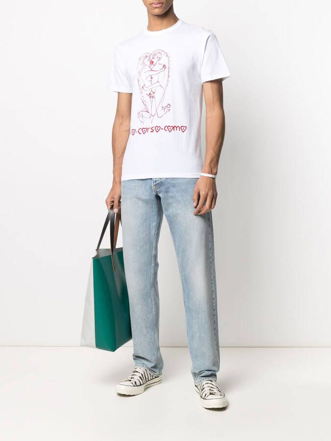 10 CORSO COMO T-shirt met print Wit