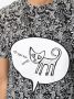 10 CORSO COMO T-shirt met print Zwart - Thumbnail 5