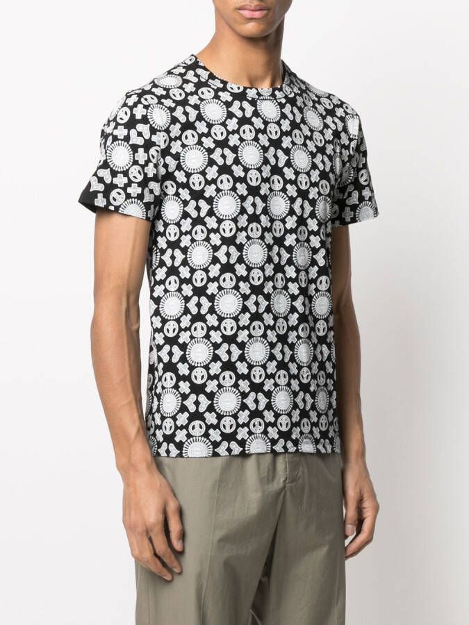10 CORSO COMO T-shirt met print Zwart