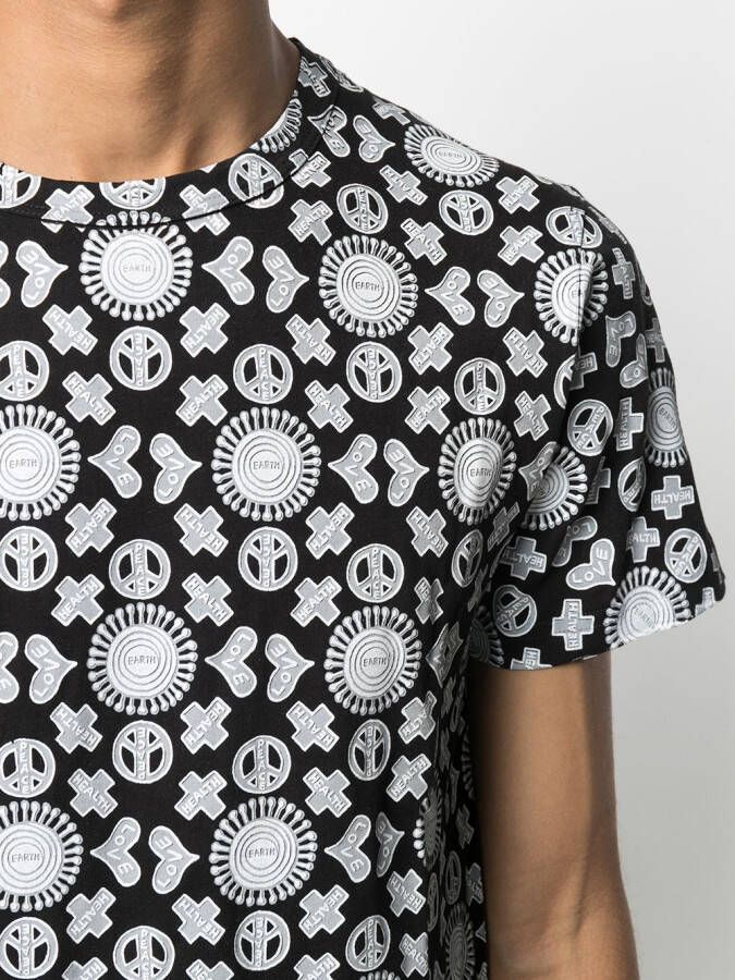 10 CORSO COMO T-shirt met print Zwart