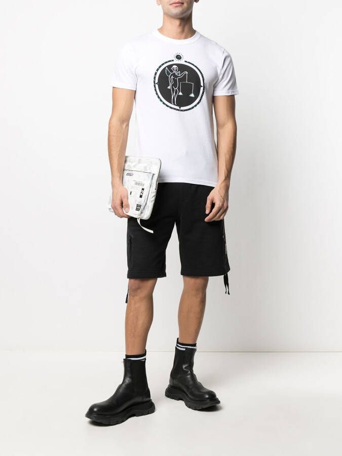10 CORSO COMO T-shirt met weegschaalprint Wit