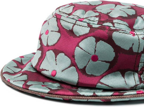 10 CORSO COMO Vissershoed met bloemenprint Grijs