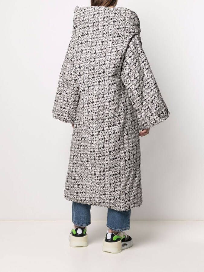 10 CORSO COMO x Moncler gewatteerde jas Zwart