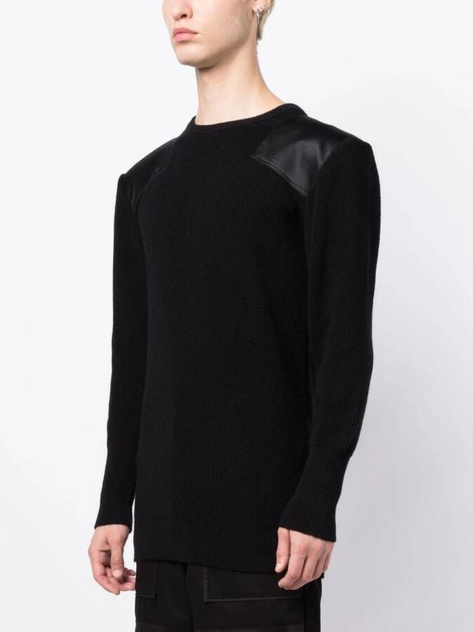 1017 ALYX 9SM Ribgebreide trui Zwart
