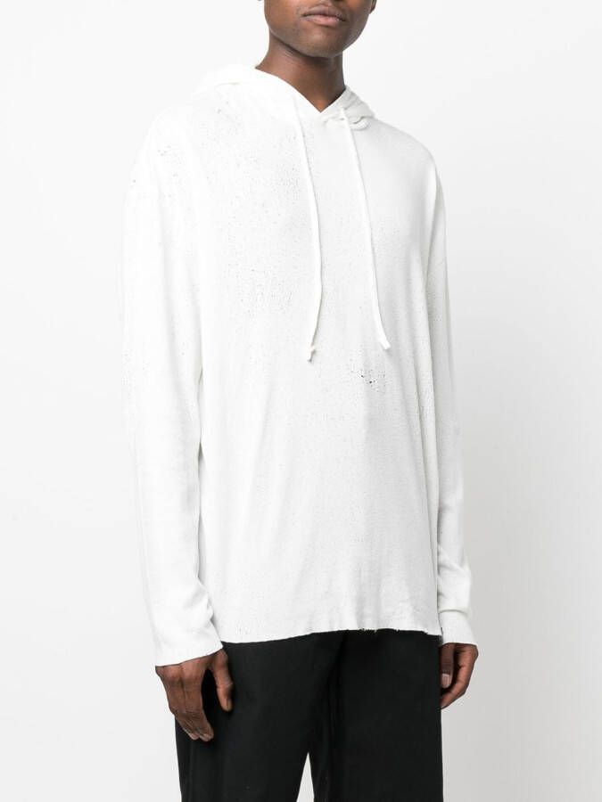 1017 ALYX 9SM Gerafelde top Wit